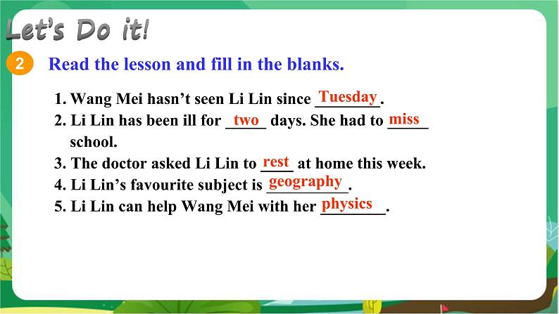 冀教版英语八上  Unit 2 Lesson 9  课件+教案07