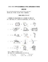 2022-2023学年山东省聊城市八年级上册英语期末专项突破模拟试卷（含解析）