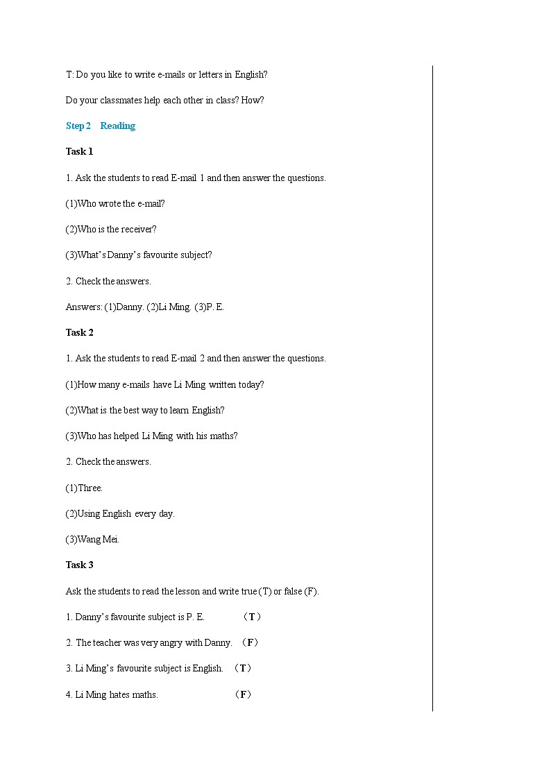 冀教版英语八上  Unit 2 Lesson 8  课件+教案03