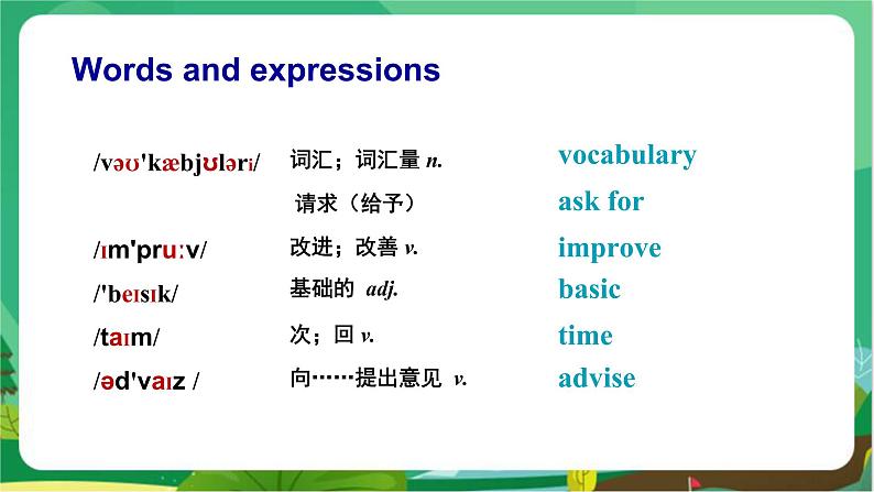 外语教研版中学英语八年级上Module 1 Unit 2第3页