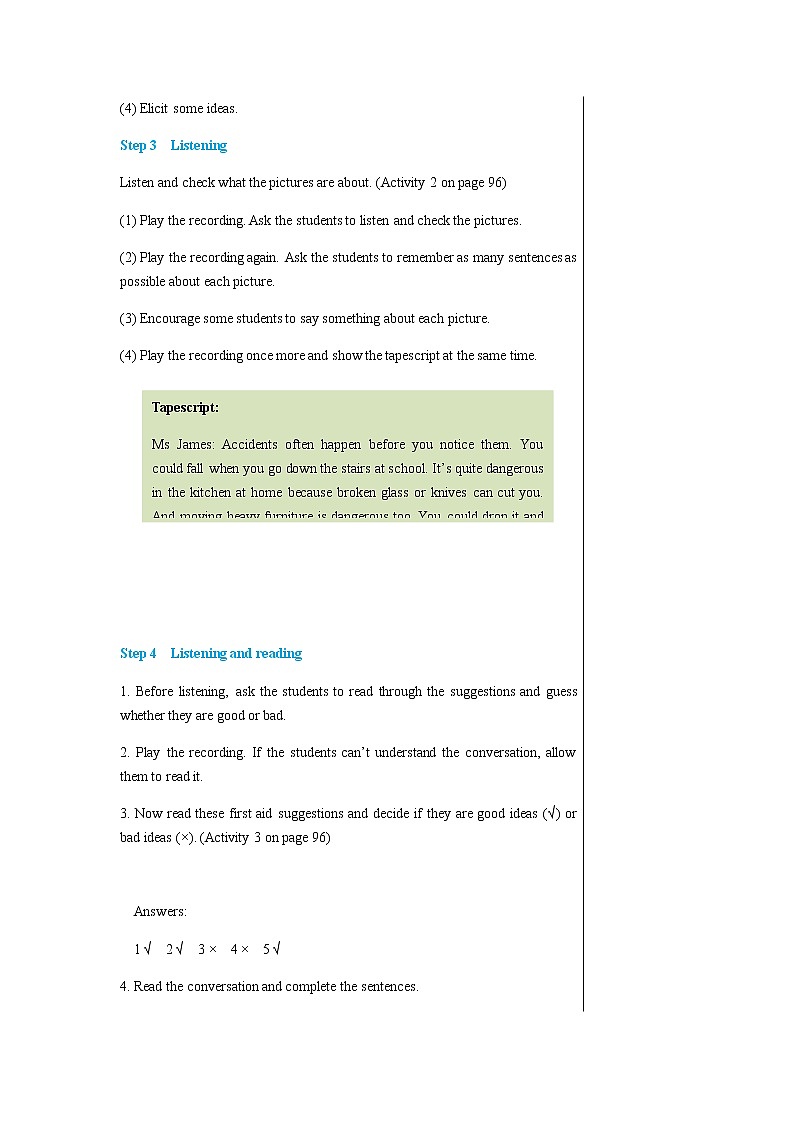 外研版英语八年级上 Module 12 Unit 1 PPT课件+教学详案03