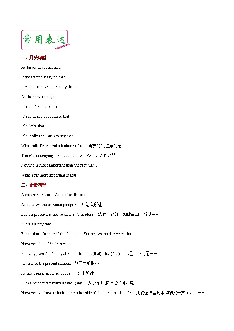 中考英语一轮复习【讲通练透】考点44 书面表达之观点看法类03