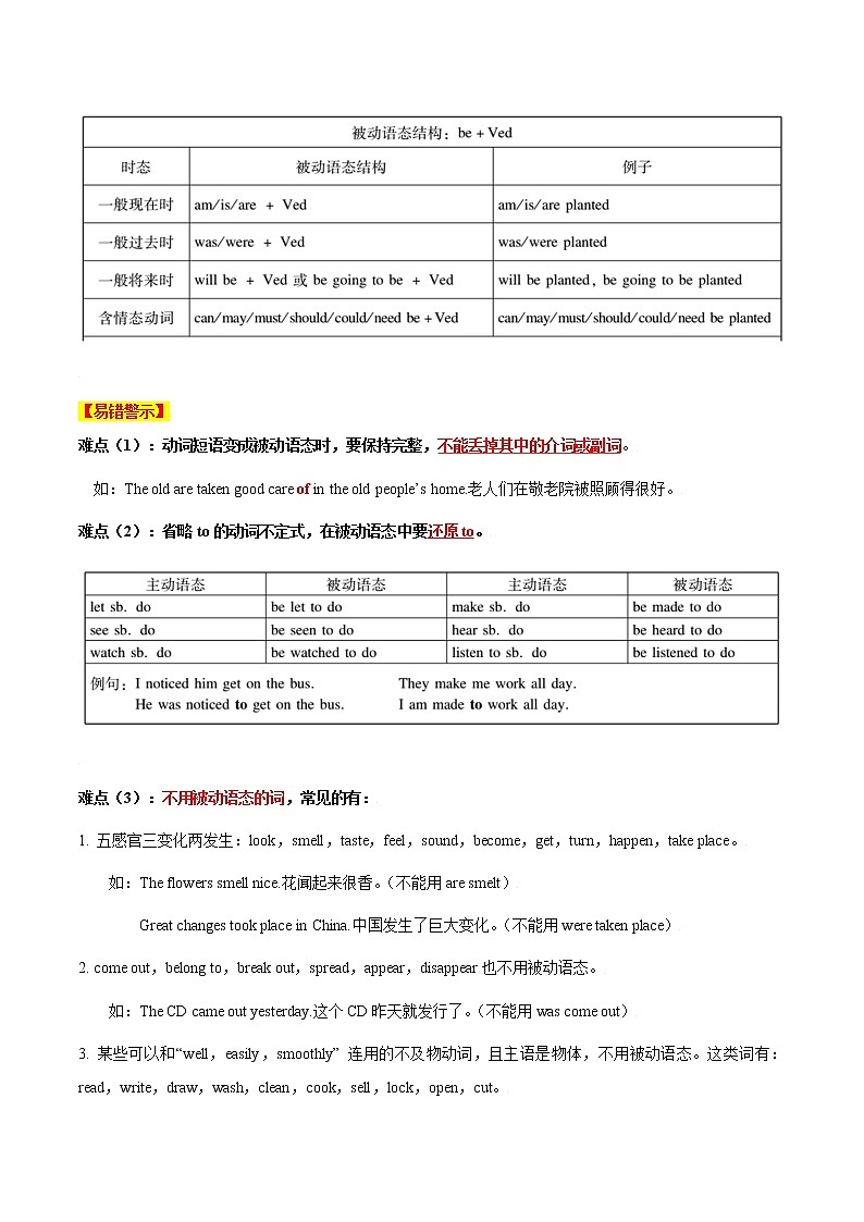 中考英语二轮复习【讲通练透】  考点25 被动语态03