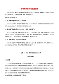 中考二轮英语专项练  专题21 任务型阅读之综合任务类