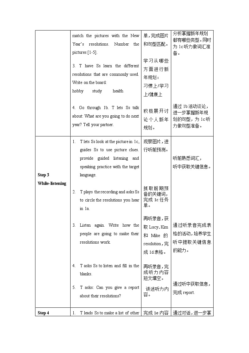 Unit 6 第3课时 Section B (1a-1e)(教学设计)人教新目标（Go For It）八年级英语上册02