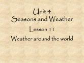 北师大版英语七年级下册Unit 4 Seasons and Weather Lesson 11 Weather around the world  课件