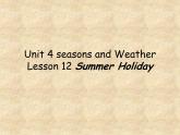北师大版英语七年级下册Unit 4 Seasons and Weather Lesson12 Summer Holiday 课件