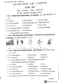 四川省成都市树德实验中学2022-2023学年九年级下册3月月考英语试题