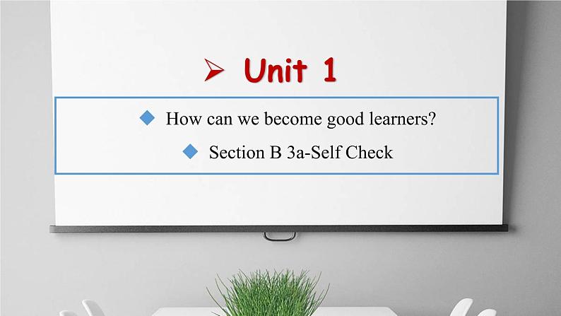 人教版英语九年级上册《Unit 1 Section B 3a-Self Check》课件01