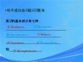 八年級(jí)上冊(cè)英語句子成分基本句型課件