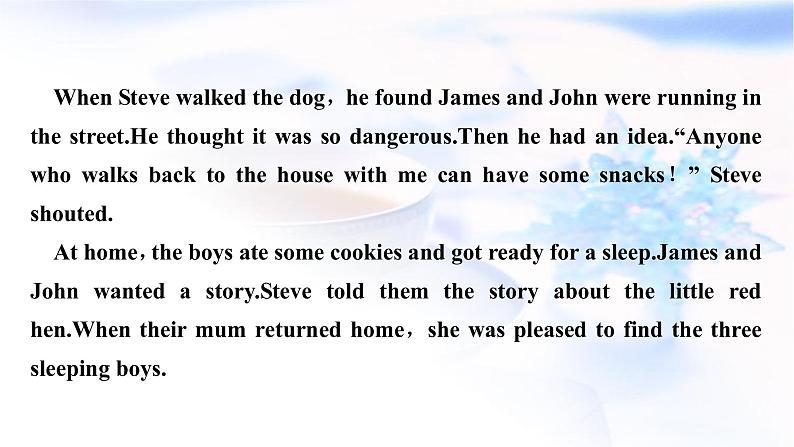 人教版中考英语题型组合训练九作业课件08