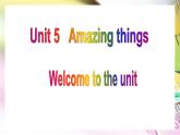 Unit5 Amazing things Welcome to the unit课件 译林版英语七年级下册