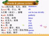 Unit5 Good manners Welcome to the unit课件 2021-2022学年译林版英语八年级下册