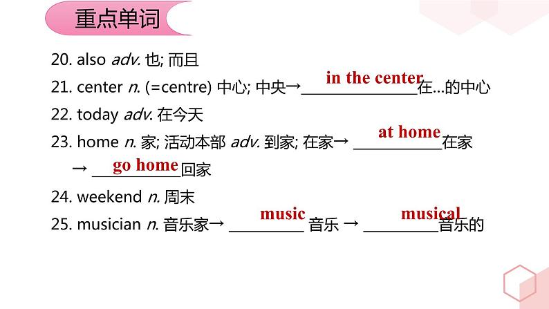 Unit 1【复习课件】——2022-2023学年人教版英语七年级下册单元综合复习第6页