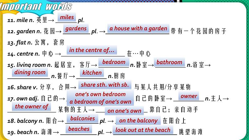 Unit 1【复习课件】——2022-2023学年牛津译林版英语七年级下册单元复习第5页