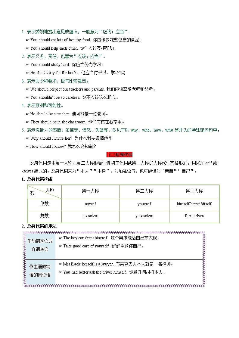 2022-2023年人教版英语八年级下册专项复习精讲精练：专题01 Unit 1-Unit 5（考点全面梳理）（原卷版+解析版）03