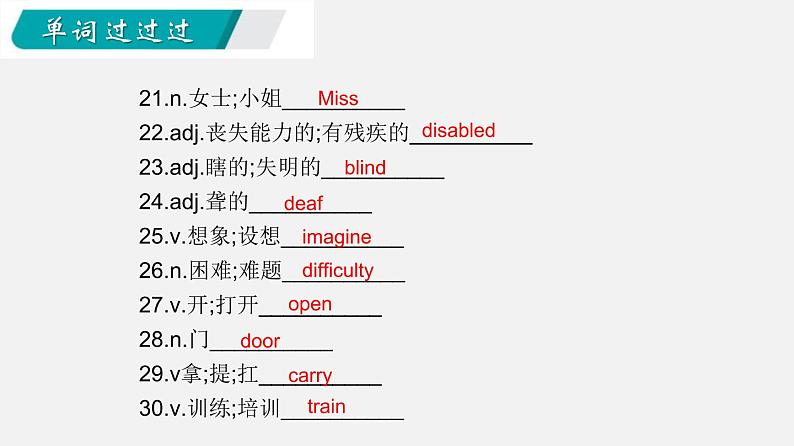 Unit 2【知识梳理】——2022-2023学年人教版英语八年级下册单元综合复习05