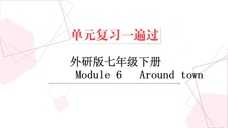 Module 6【复习课件】——2022-2023学年外研版英语七年级下册单元综合复习第1页