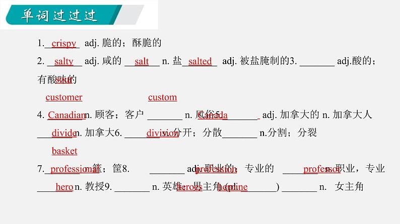 Unit 6【知识梳理】——2022-2023学年人教版英语九年级全一册单元综合复习05