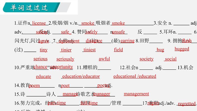 Unit 7【知识梳理】——2022-2023学年人教版英语九年级全一册单元综合复习03