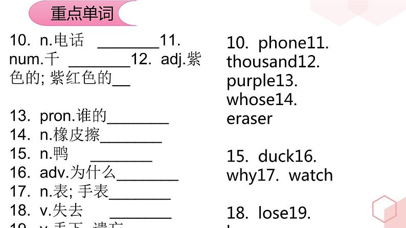 Module 1【复习课件】——2022-2023学年外研版英语七年级下册单元综合复习第4页