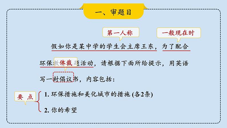 2023届考生必备中考热点话题写作指导精美课件 Lesson 7 环保类-2第5页