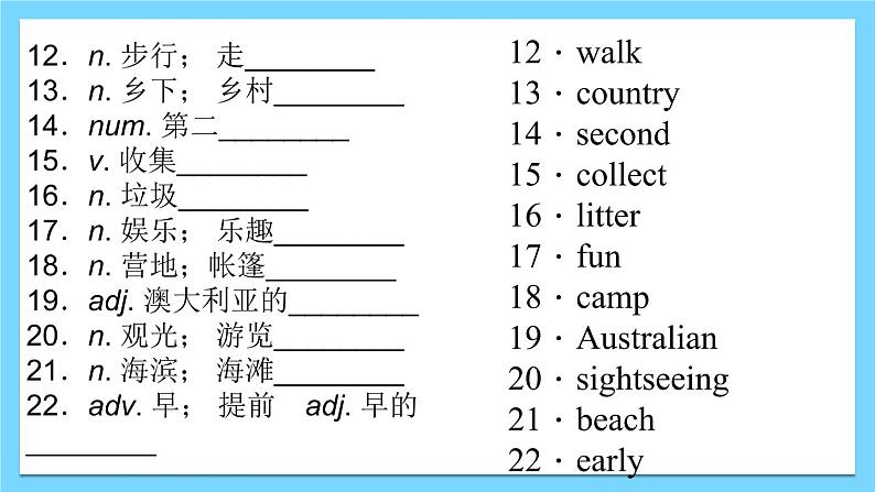 Module 3【复习课件】——2022-2023学年外研版英语七年级下册单元综合复习第5页