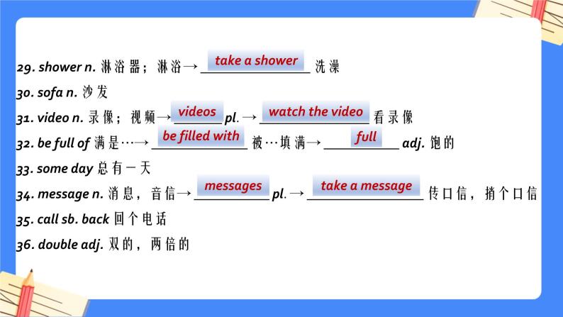 Unit 1【复习课件】——2022-2023学年牛津译林版英语七年级下册单元复习07