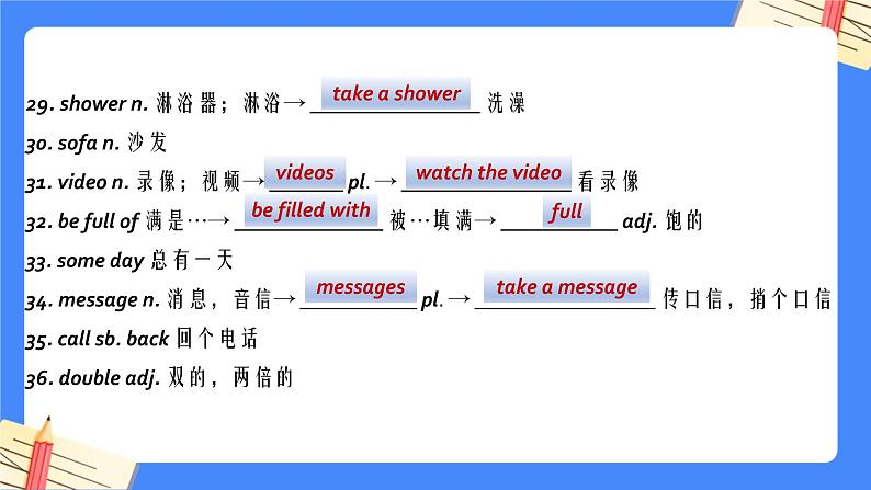 Unit 1【复习课件】——2022-2023学年牛津译林版英语七年级下册单元复习07