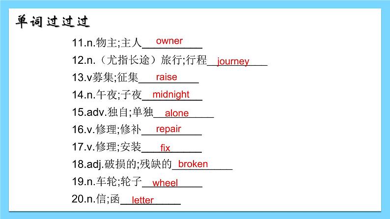 Unit 2【知识梳理】——2022-2023学年人教版英语八年级下册单元综合复习课件PPT04