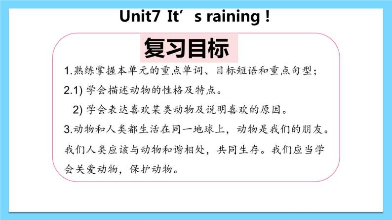 Unit 7【复习课件】——2022-2023学年人教版英语七年级下册单元综合复习02