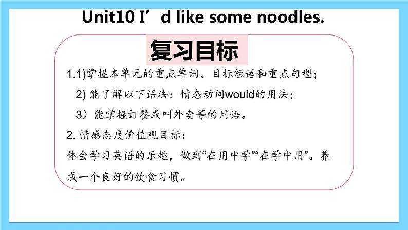 unit 10【复习课件】——2022-2023学年人教版英语七年级下册单元综合复习第2页