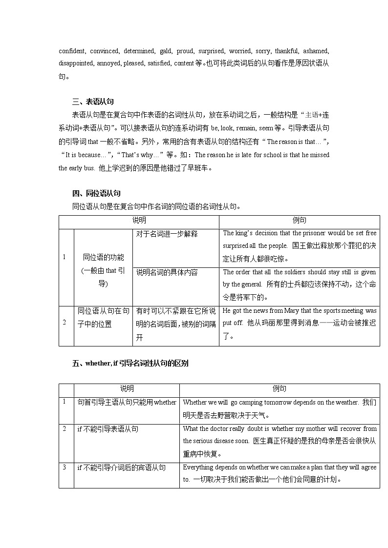 2023年中考英语中考英语名词性从句专项第3页