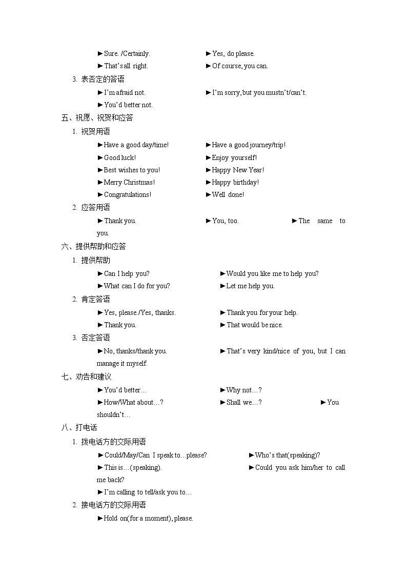 重难点35 情景交际-2023年中考英语【热点·重点·难点】专练（全国通用）02