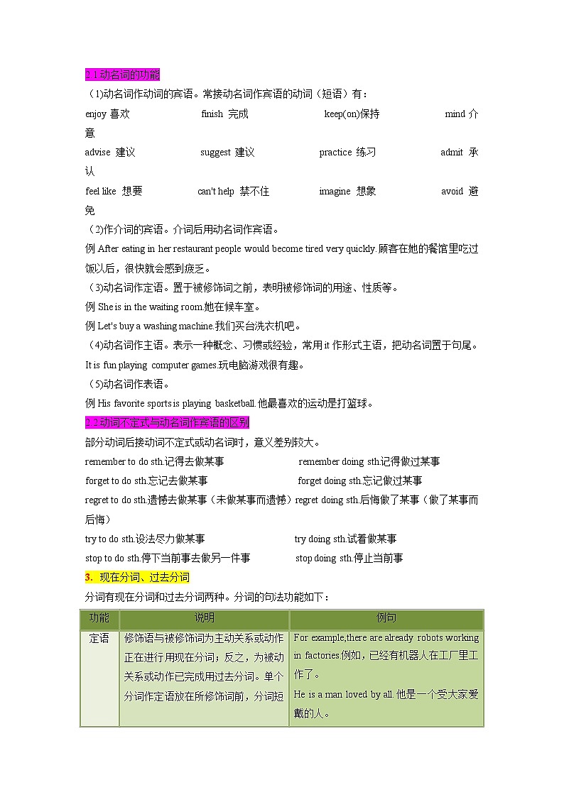 重难点10 非谓语动词-2023年中考英语【热点·重点·难点】专练（全国通用）（解析版）第2页