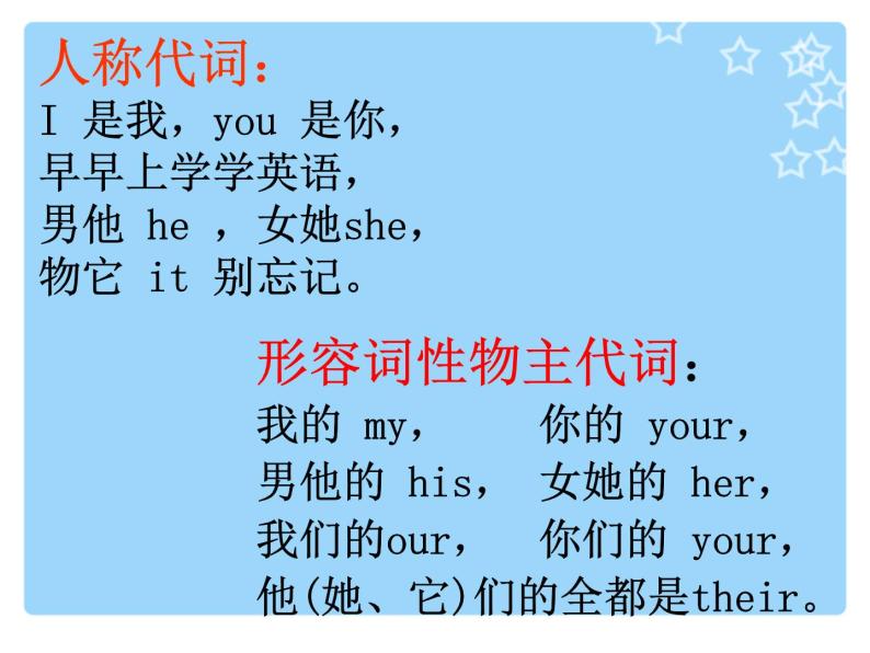 中考英语一轮复习课件-4名词性物主代词-教习网|课件下载