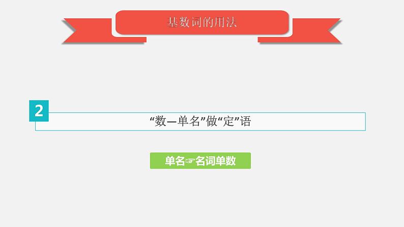 中考英语一轮复习知识点讲解课件4数词07