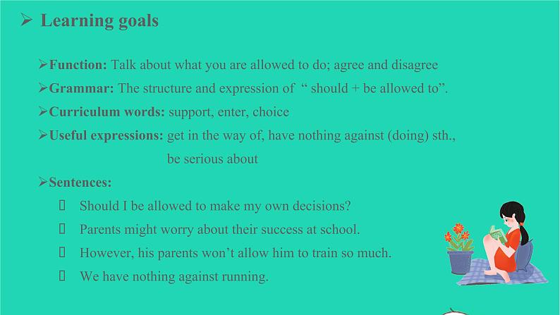 2022九年级英语全册Unit7TeenagersshouldbeallowedtochoosetheirownclothesSectionB2a_2e教学课件新版人教新目标版03