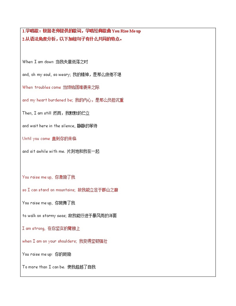 中考英语三轮冲刺教案8-状语从句 阅读D篇 (含答案)第2页