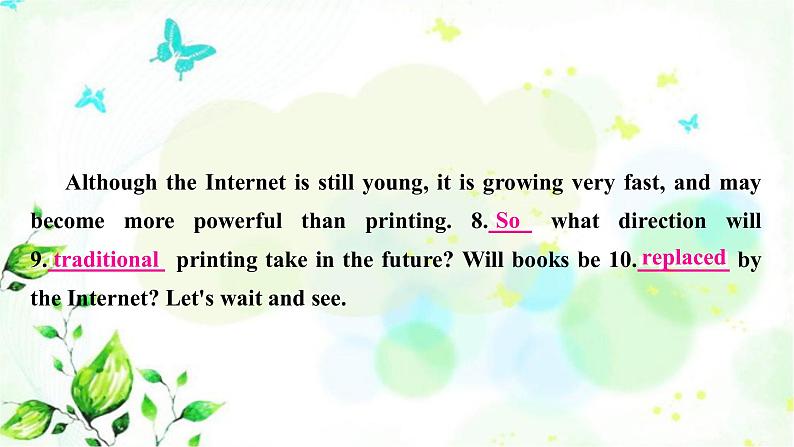 中考英语复习考点精练十八九年级Units5－6作业课件07