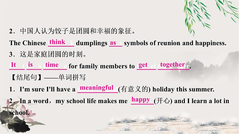 中考英语复习题型专题六书面表达3教学课件第8页