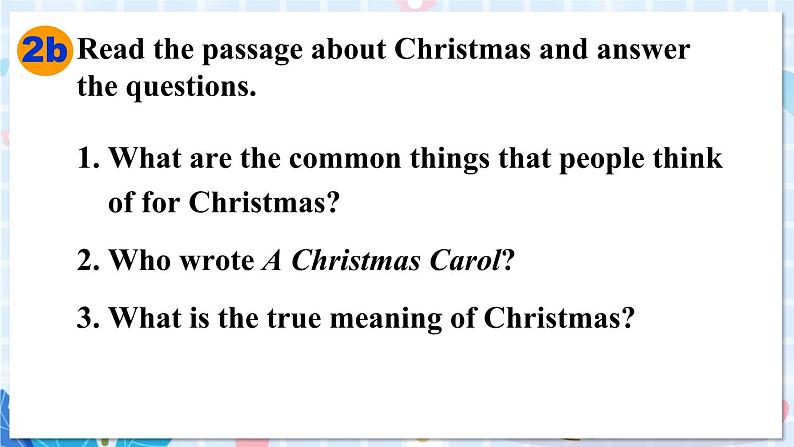 人教版英语九年级上册 Unit 2 第4课时(B 2a-2e) PPT精品课件+教案+导学案05