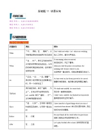 压轴题11 状语从句-2023年中考英语压轴题专项训练（全国通用）