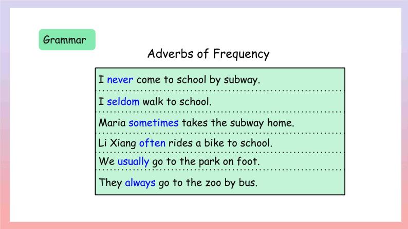 Unit 5 Topic 1 Section D（课件+素材）仁爱版七年级英语下册06