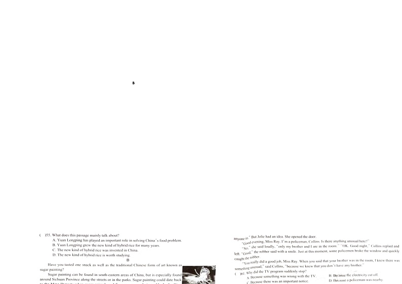 四川省达州市渠县东安雄才学校2022-2023学年九年级下学期4月期中英语试题02