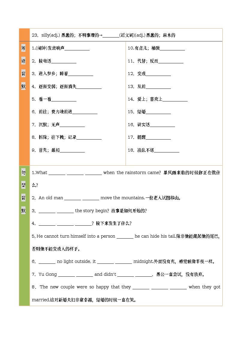 课时12.八年级下册　Units 5～6-2023中考英语四轮总复习（人教新目标版）（教师版）第3页