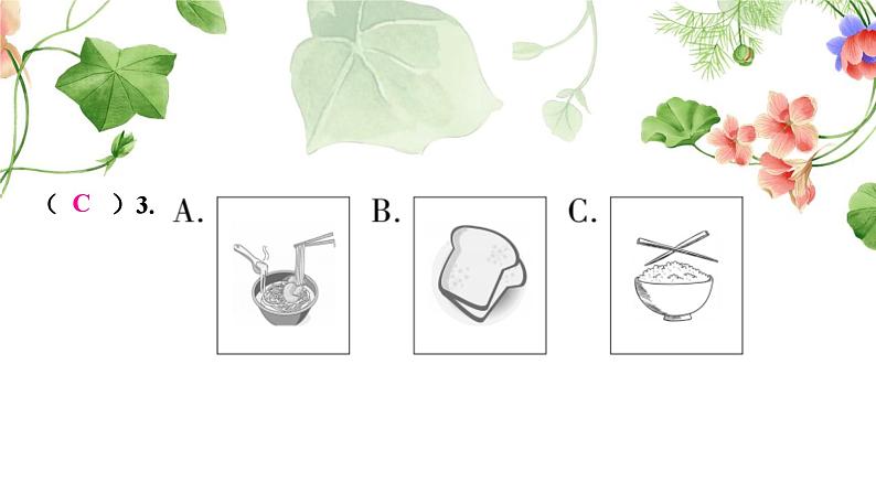 课标版中考英语复习听说强化训练四课件第5页