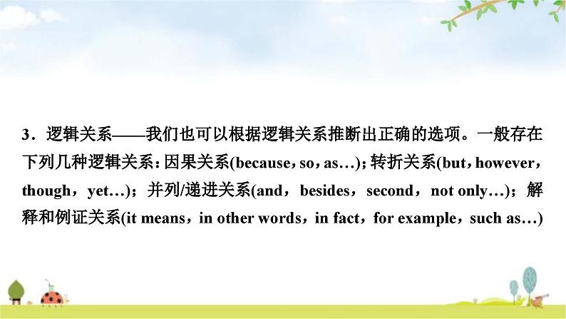 课标版中考英语复习题型专题二类型二短文还原型教学课件第4页