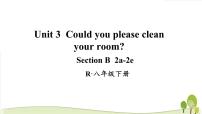 初中英语人教新目标 (Go for it) 版八年级下册Unit 3 Could you please clean your room?Section B教学ppt课件