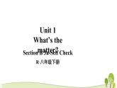 八年级下册英语人教版Unit1第5课时（B3a-SelfCheck）（教学课件）